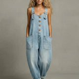 Selma - Stylish Denim Overalls with Pockets