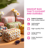 Nature Jewel Quilted Makeup Bag