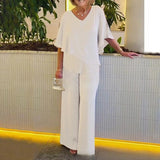 Martha - Comfortable set with wide legs