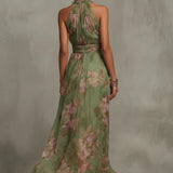Anni - Pleated Maxi Dress