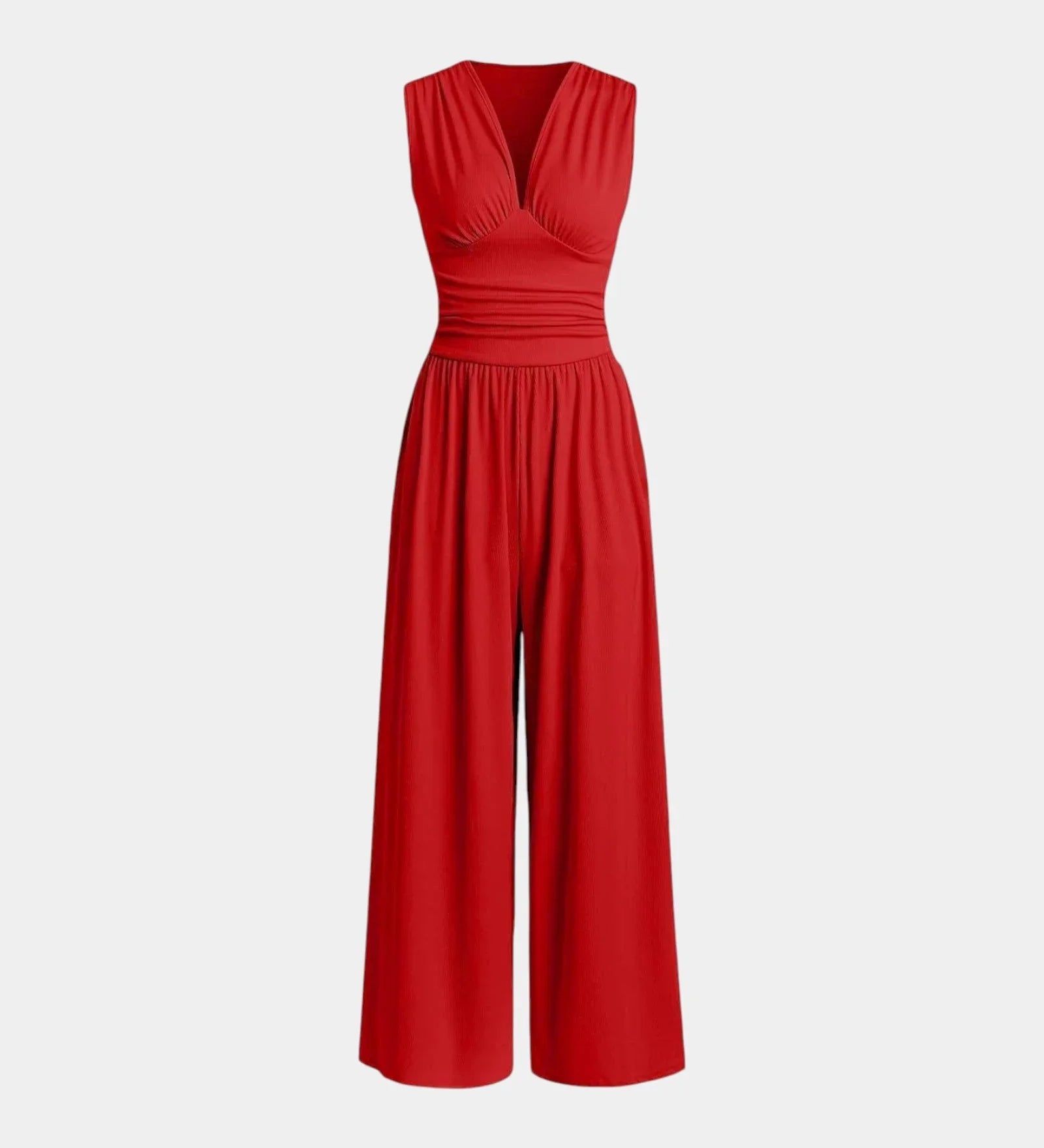Sultana | Chic Sleeveless Wide-Leg Jumpsuit