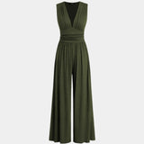 Sultana | Chic Sleeveless Wide-Leg Jumpsuit