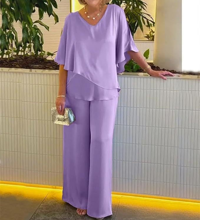 Martha - Comfortable Set with Wide Legs