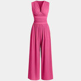 Sultana | Chic Sleeveless Wide-Leg Jumpsuit