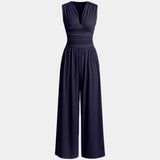Sultana | Chic Sleeveless Wide-Leg Jumpsuit