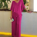 Martha - Comfortable Set with Wide Legs