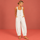 Mae™ | Vintage Denim-Look Overalls
