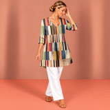 Lydia | Long Blouse with V-Neck