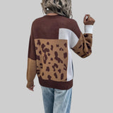 Le Clair - Vintage T-shirt with Leopard Print and Patchwork Filling