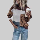 Le Clair - Vintage T-shirt with Leopard Print and Patchwork Filling
