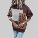 Le Clair - Vintage T-shirt with Leopard Print and Patchwork Filling