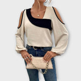 Scarlett - Thoughtful sweater with a square neckline