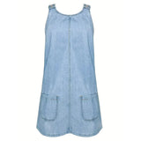 Vieno - Casual Denim Dress