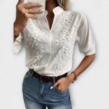 Elise - Mila sweater with luxurious embroidery