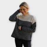 Marta - Thick turtleneck with a high defensive collar