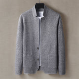 Nandor – Knit Jacket with Front Pocket