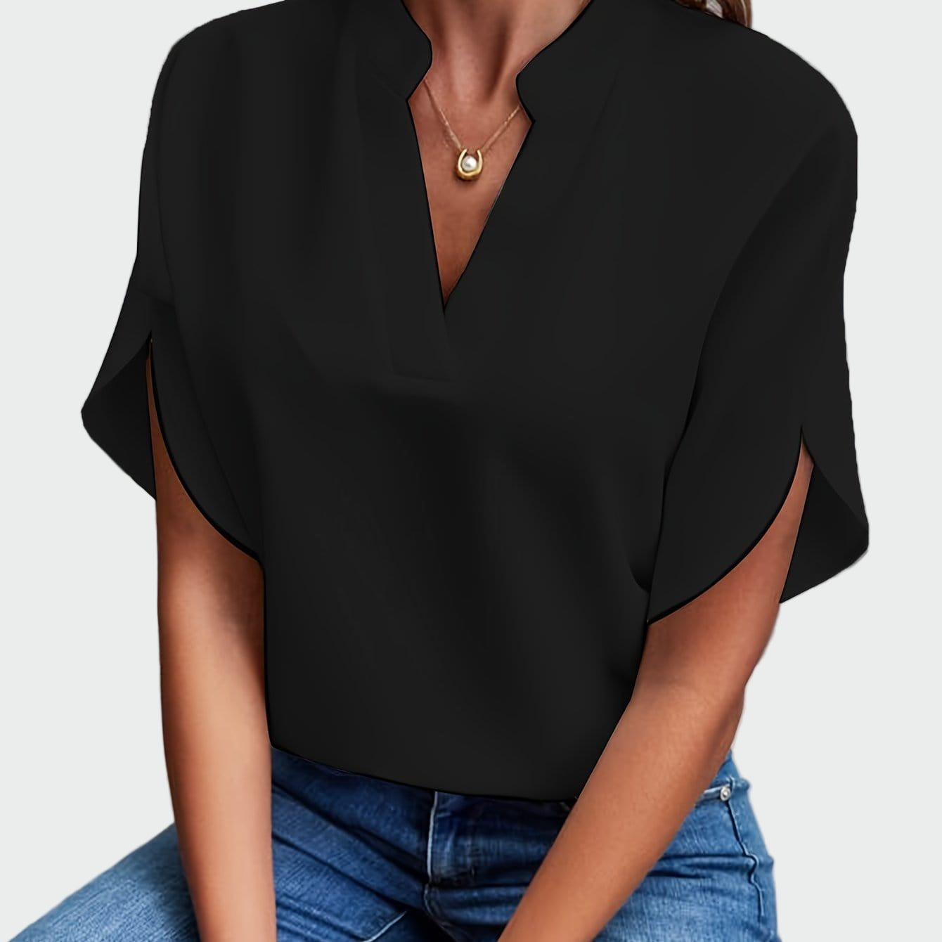 Stylish patterned blouse