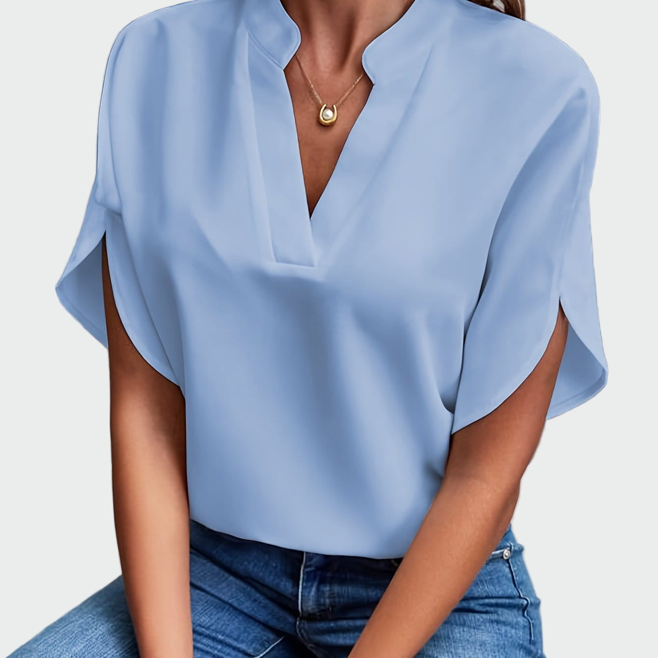 Stylish patterned blouse
