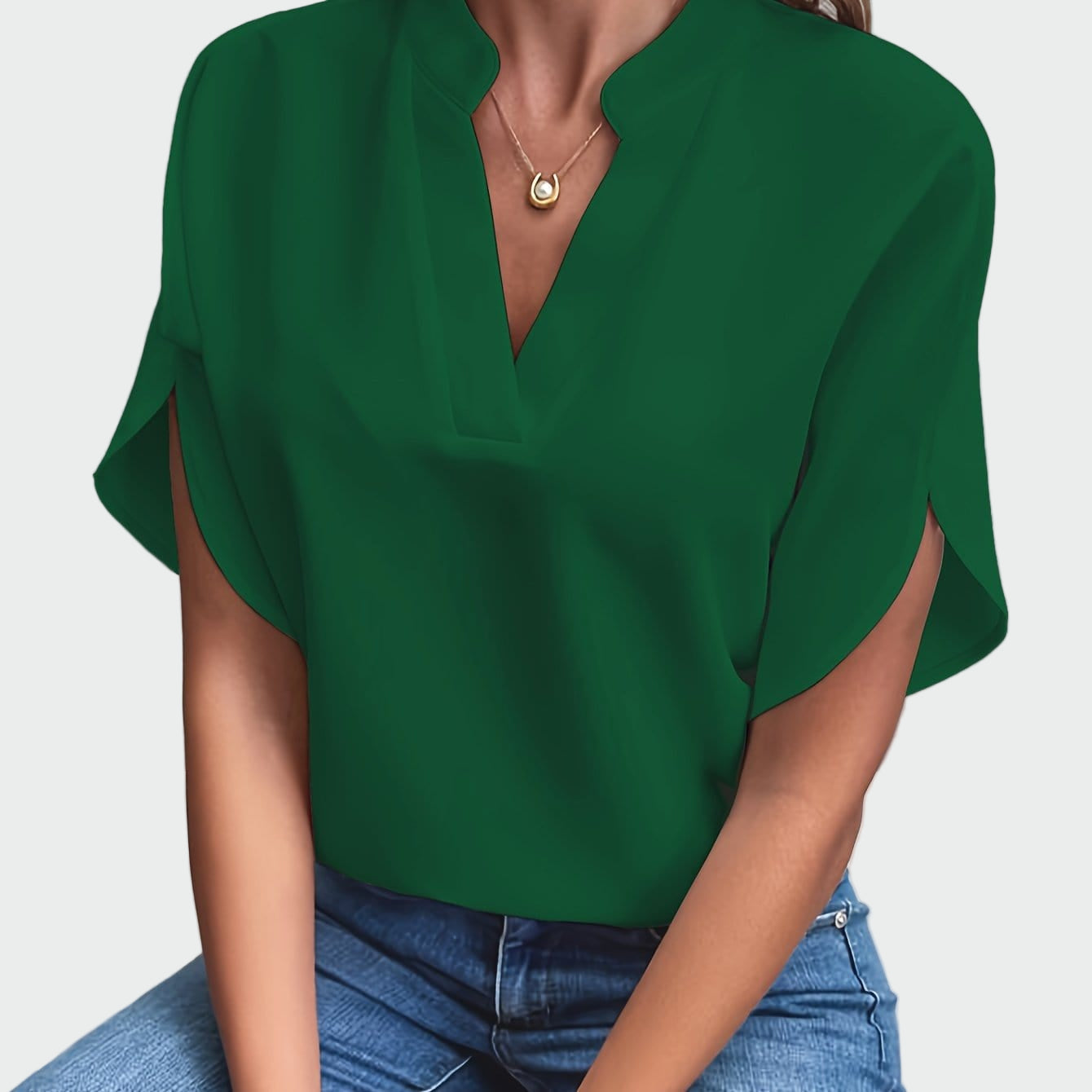 Stylish patterned blouse