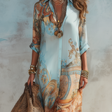 Sini - Mediterranean Maxi Dress