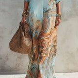 Sini - Mediterranean Maxi Dress
