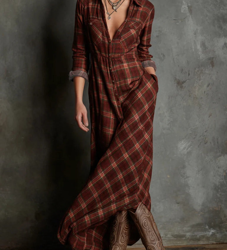 Liisa - Long Shirt Dress