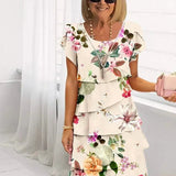 Jenna | Cascading Floral Dress