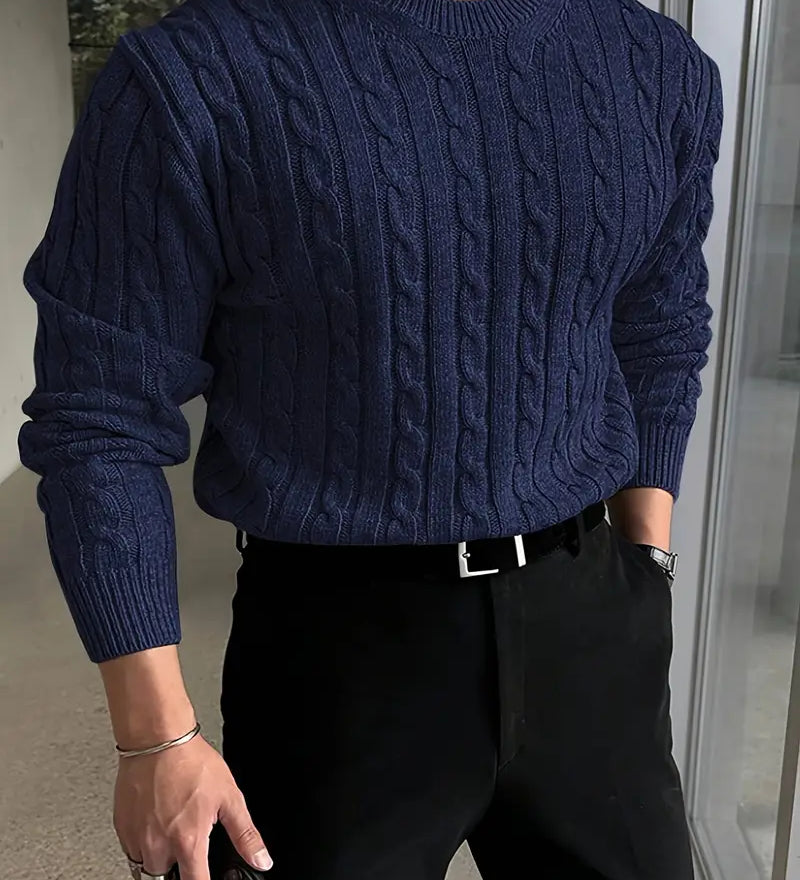 Mergim – Knit Sweater with Long Sleeves for Rent