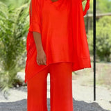 Ursula™ | Open Shoulder Tunic Set and Pants