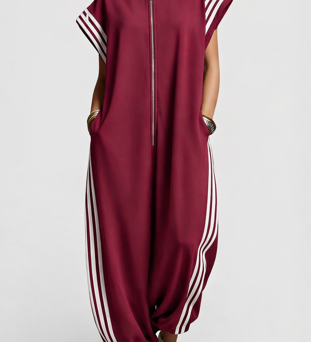 Aino | Zippered Collar Jumpsuit