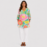 Ayra | Long Blouse with a Striking Pattern