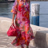 Tasia | Graceful Vibrant Dress