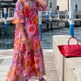 Tasia | Graceful Vibrant Dress