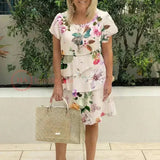 Jenna | Cascading Floral Dress