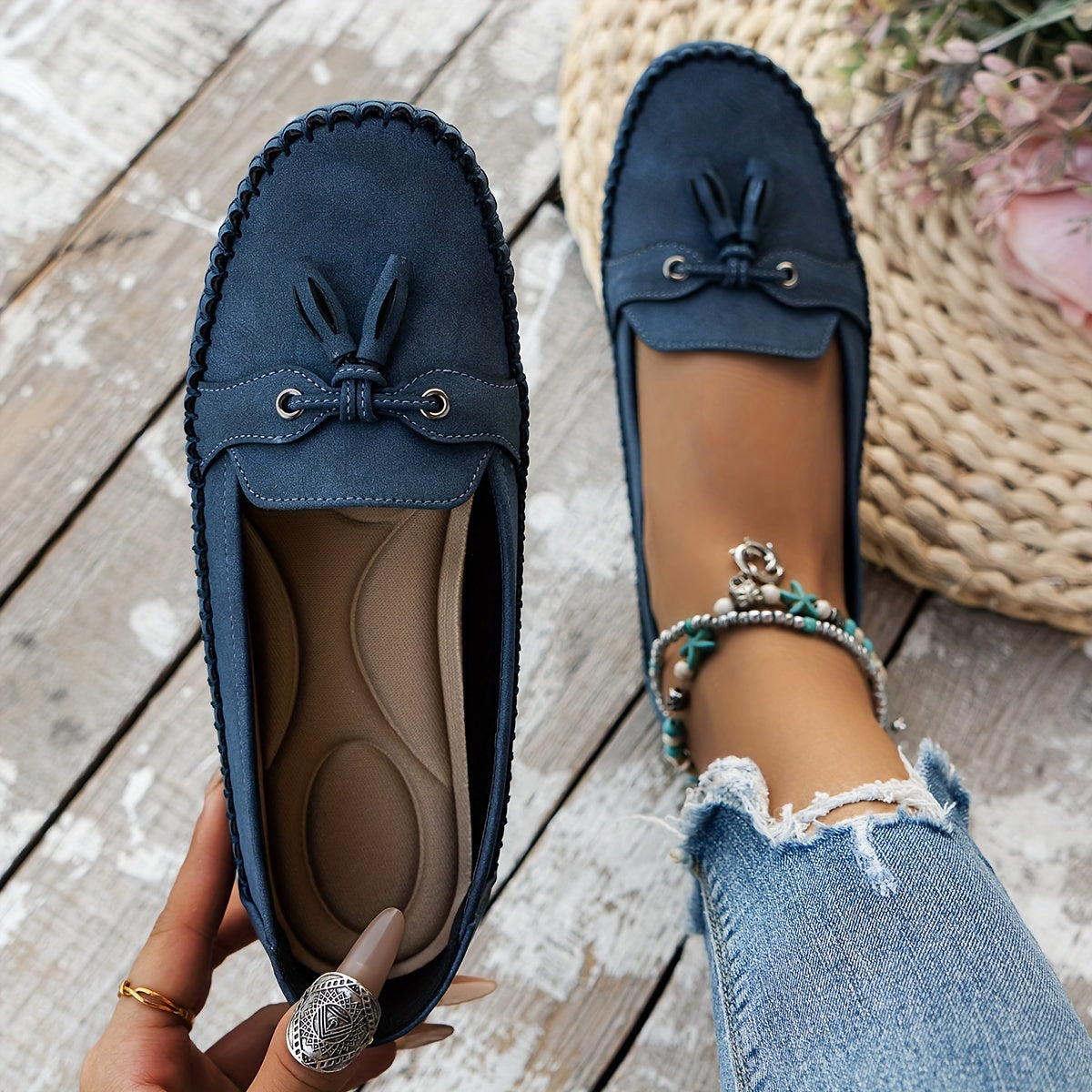 Nadine™ - Classic loafers with tassels