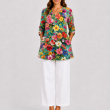 Keira | Long Blouse with a Striking Pattern