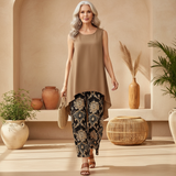 Transit™ | Boho Tunic Set and Wide Leg Pants