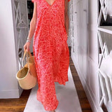 Glaiza | V-Neck Maxi Dress
