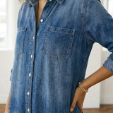Ilona - Cotton Denim Jumpsuit