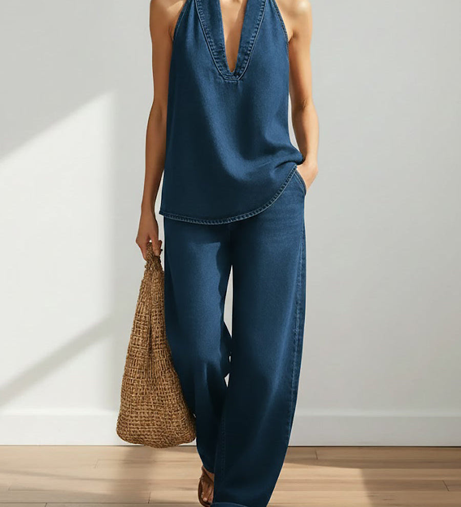 Vilma - Two-Piece Denim Outfit