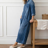 Ilona - Cotton Denim Jumpsuit