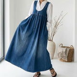 Ronja - Vintage Maxi Dress Made of Denim