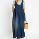 Ronja - Vintage Maxi Dress Made of Denim