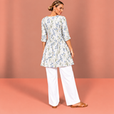 Lenora | Long Blouse with V-Neck