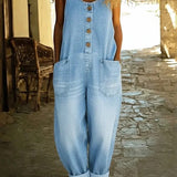 Aurora - Vintage Denim Overalls