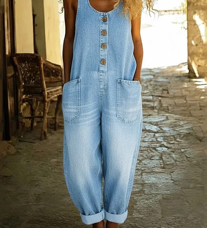 Aurora - Vintage Denim Overalls