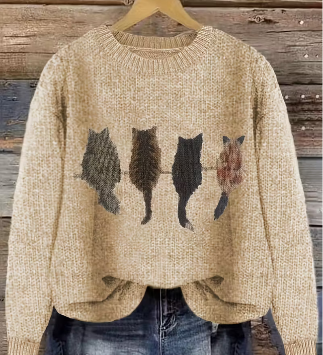 Nivra | Artistic Knit Sweater