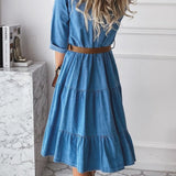 Aada - Casual and Stylish Denim Dress